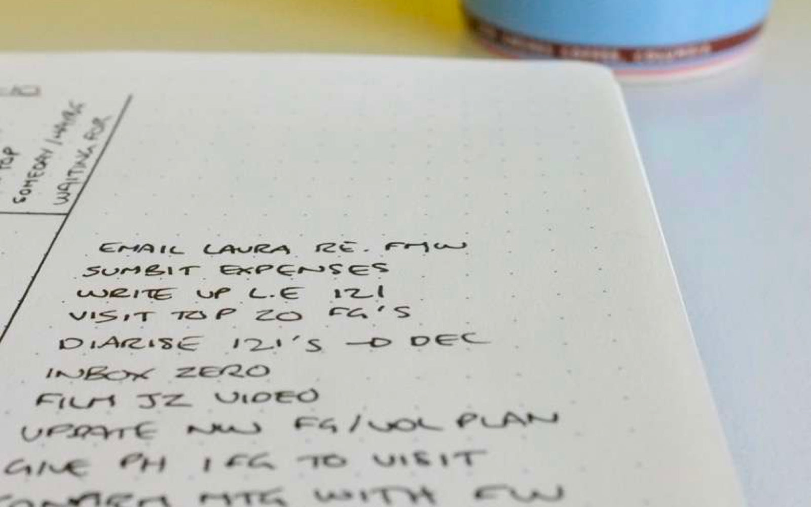 To Do: The Alastair Method