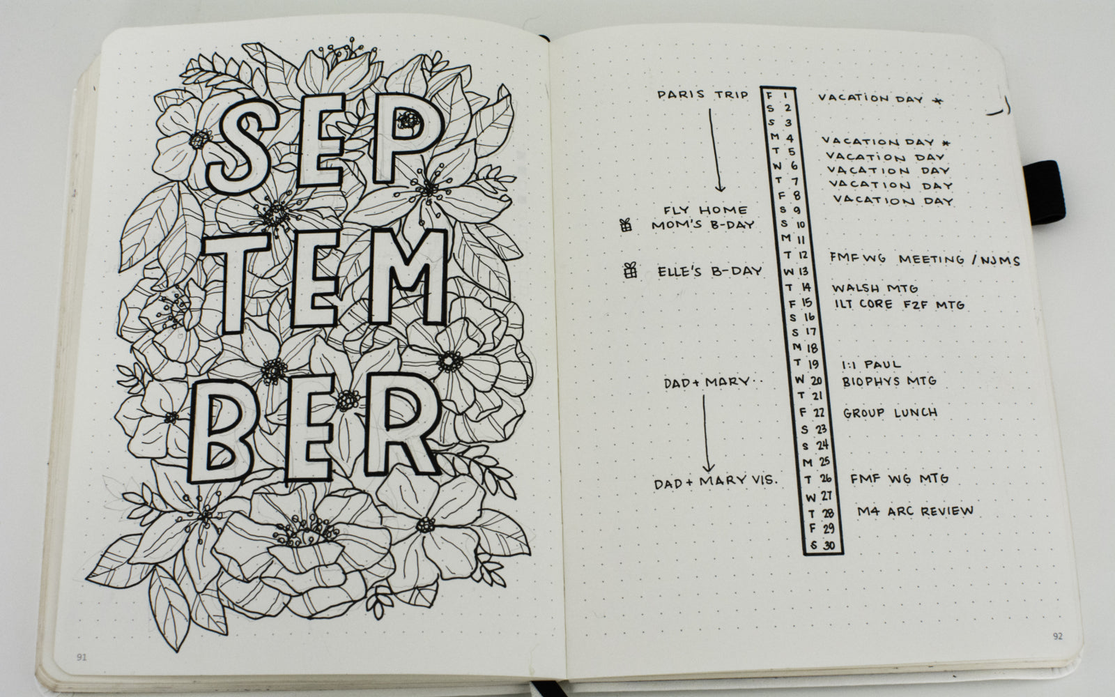 BuJo Show and Tell With @bonjournal_
